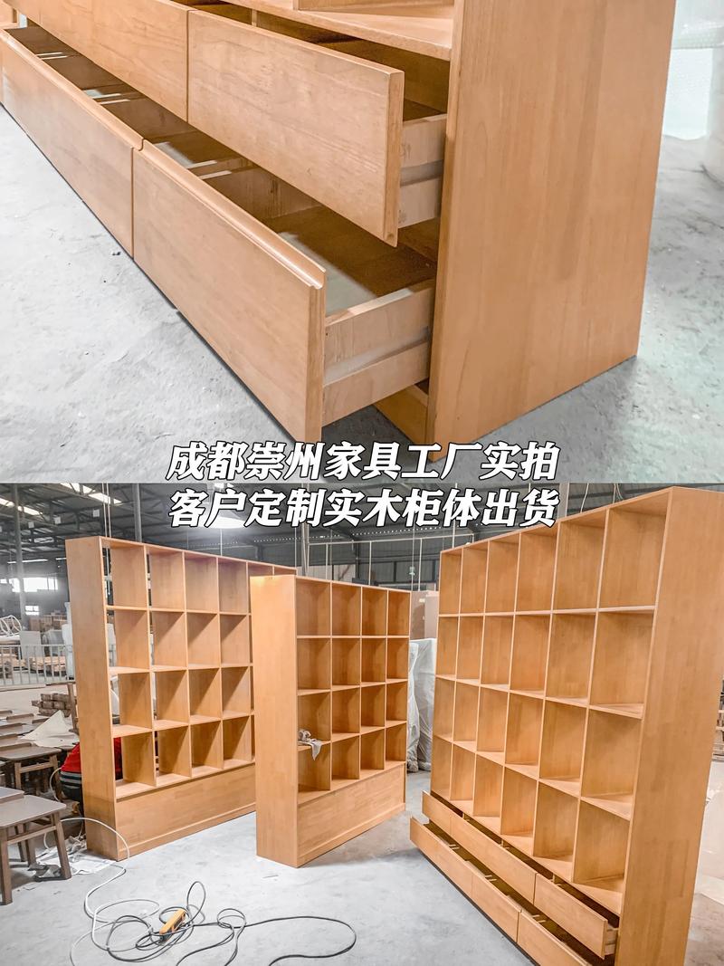 定制實木展示柜出貨丨成都源頭家具工廠